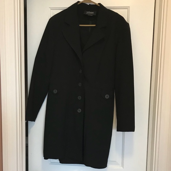 Spago long black blazer - Picture 1 of 7